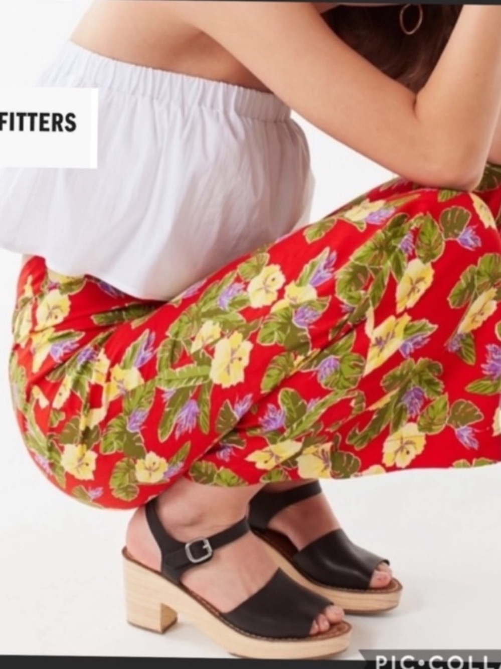 URBAN OUTFITTERS LEILANI FLORAL FLARE WIDE PANTS 0